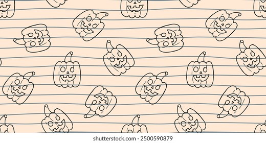 pumpkin. grave. terrible. holiday. Halloween. October 31st. vector. seamless pattern. the pattern. seamless. pattern. bat. scary stories. lines. ghost. A terrible holiday. spider. postcard