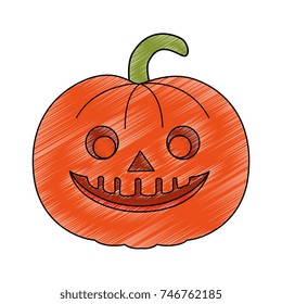 pumpkin hallooween decorative icon