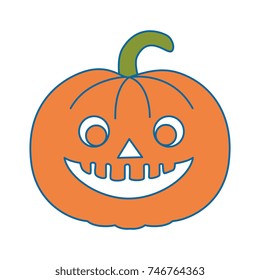 pumpkin hallooween decorative icon