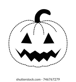 pumpkin hallooween decorative icon