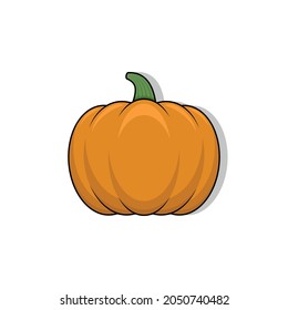 Pumpkin Halloween. Cartoon vector illustration