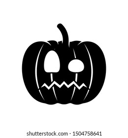 Pumpkin for Halloween Design Vector isolated. Happy Halloween Template Illustration