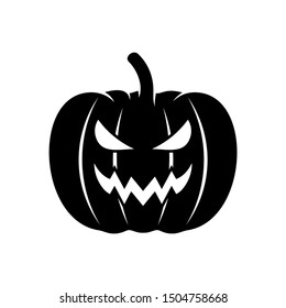 Pumpkin for Halloween Design Vector isolated. Happy Halloween Template Illustration