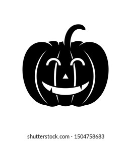 Pumpkin for Halloween Design Vector isolated. Happy Halloween Template Illustration