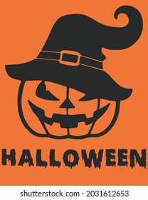 Pumpkin Halloween. Happy Halloween Background