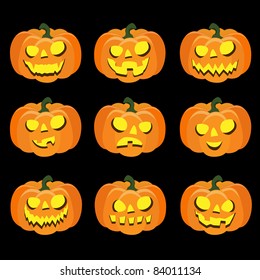 Pumpkin  halloween head