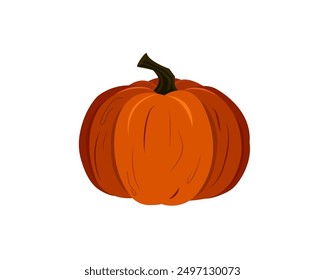 Pumpkin for the halloween holiday. Vector illustration	