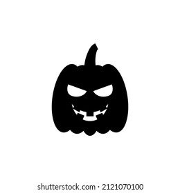 Pumpkin halloween icon design template vector isolated
