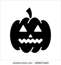 Pumpkin Halloween icon isolated on white background