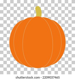 Vector de iconos de calabaza Halloween. Celebración de octubre diseño aislado de silueta plana.