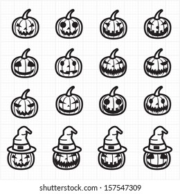 Pumpkin Halloween icons