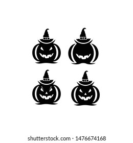 Pumpkin Halloween Logo Graphic design
