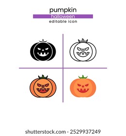 pumpkin, Halloween, mystery, spooky, horror and Scary Icon