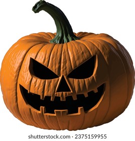 Vector nocturno de calabaza Halloween (V.1)