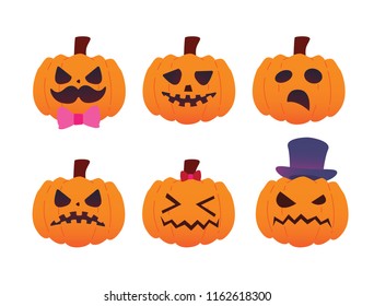 pumpkin Halloween set