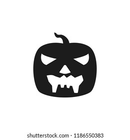 pumpkin halloween silhouette. Element of halloween illustration. Premium quality graphic design icon. Signs and symbols collection icon for websites, web design, mobile app