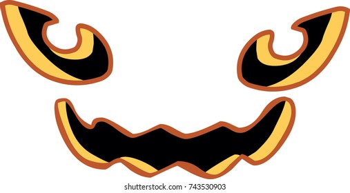 Pumpkin Halloween Smile Face Party