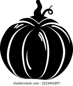 Pumpkin halloween or thanksgiving holiday vector. Traditional vitamin vegetable for celebrate american national. Agriculture autumn season plant for prepare decoration or dish cartoon illustration