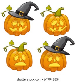 Pumpkin halloween vector
