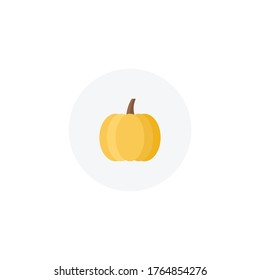 calabaza. halloween. icono plano vectorial. ilustración de esquema. EPS 10