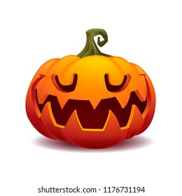 pumpkin halloween vector illustration