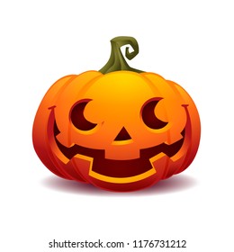 pumpkin halloween vector illustration