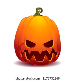 pumpkin halloween vector illustration