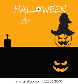 pumpkin halloween vector illustration
