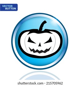 Pumpkin halloween vector illustration
