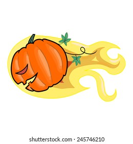 Pumpkin Halloween vector illustration