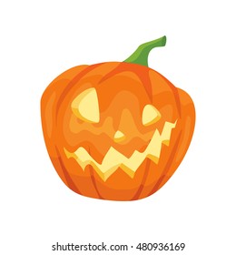 pumpkin for Halloween vector illustration
