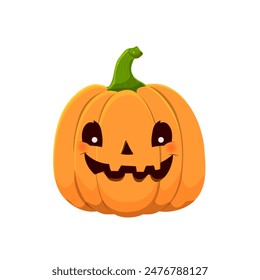 Pumpkin for Halloween Vector Illustration Isolated 