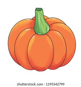 Pumpkin Halloween vector object