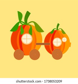pumpkin Hallowen cars can take you anywhere