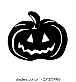 Pumpkin. Hand drawn vector image