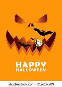 Pumpkin for Happy Halloween / Happy Halloween Poster