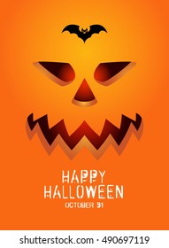 Pumpkin for Happy Halloween / Happy Halloween Poster

