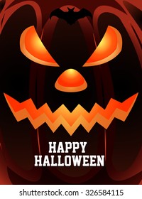 Pumpkin for Happy Halloween / Happy Halloween Poster / Halloween Party Poster
