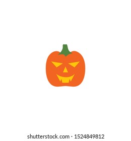 Pumpkin happy helloween character vector