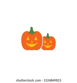 Pumpkin happy helloween character vector