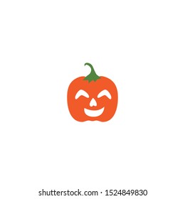 Pumpkin happy helloween character vector