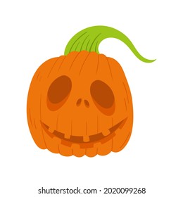 Pumpkin Harvest Thanksgiving vector illustration Scary Jack O Lantern halloween pumpkin