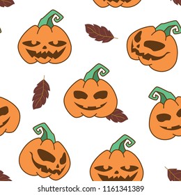 pumpkin head seamless
