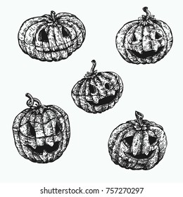 pumpkin head set