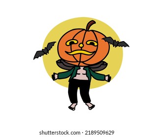 Kürbis-Köpfe in verschiedenen Stilen zu Halloween sind süß und beängstigend in der Vektorgrafik zur Verfügung gestellt. Ihre Veranstaltung dekorieren