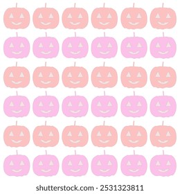 PUMPKIN HEADS VINTAGE DESIGN PATTERN TEXTURE BACKGROUND