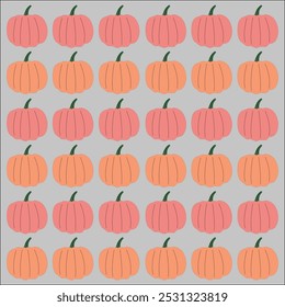 PUMPKIN HEADS VINTAGE DESIGN PATTERN TEXTURE BACKGROUND