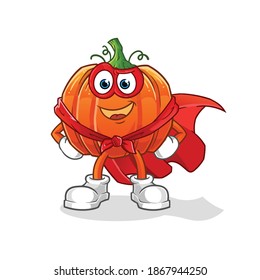 pumpkin heroes vector. cartoon character