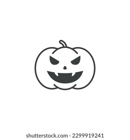 pumpkin icon with cloves black color