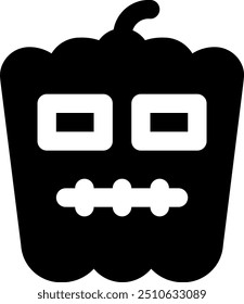 Diseño del icono de la calabaza, tamaño 32px
